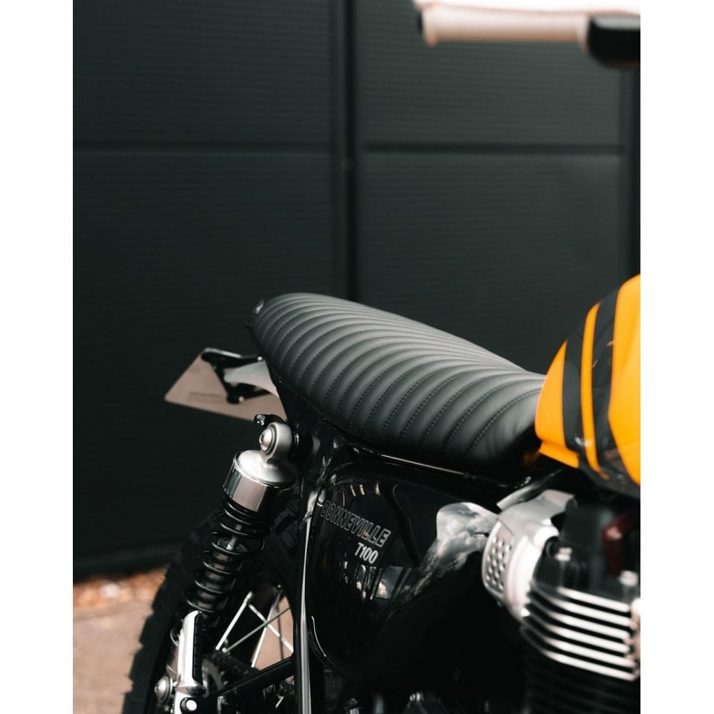 Motone HIGH-TAIL Custom Mudguard Predrilled for Fender Mount Light Kits - Brushed - LC