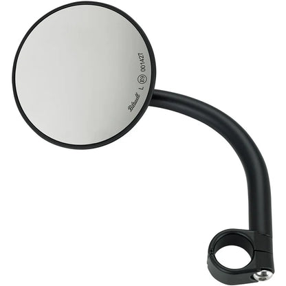 Biltwell Clamp On / Bar End Utility Mirror - Black - 1" Bars  6503-501-131