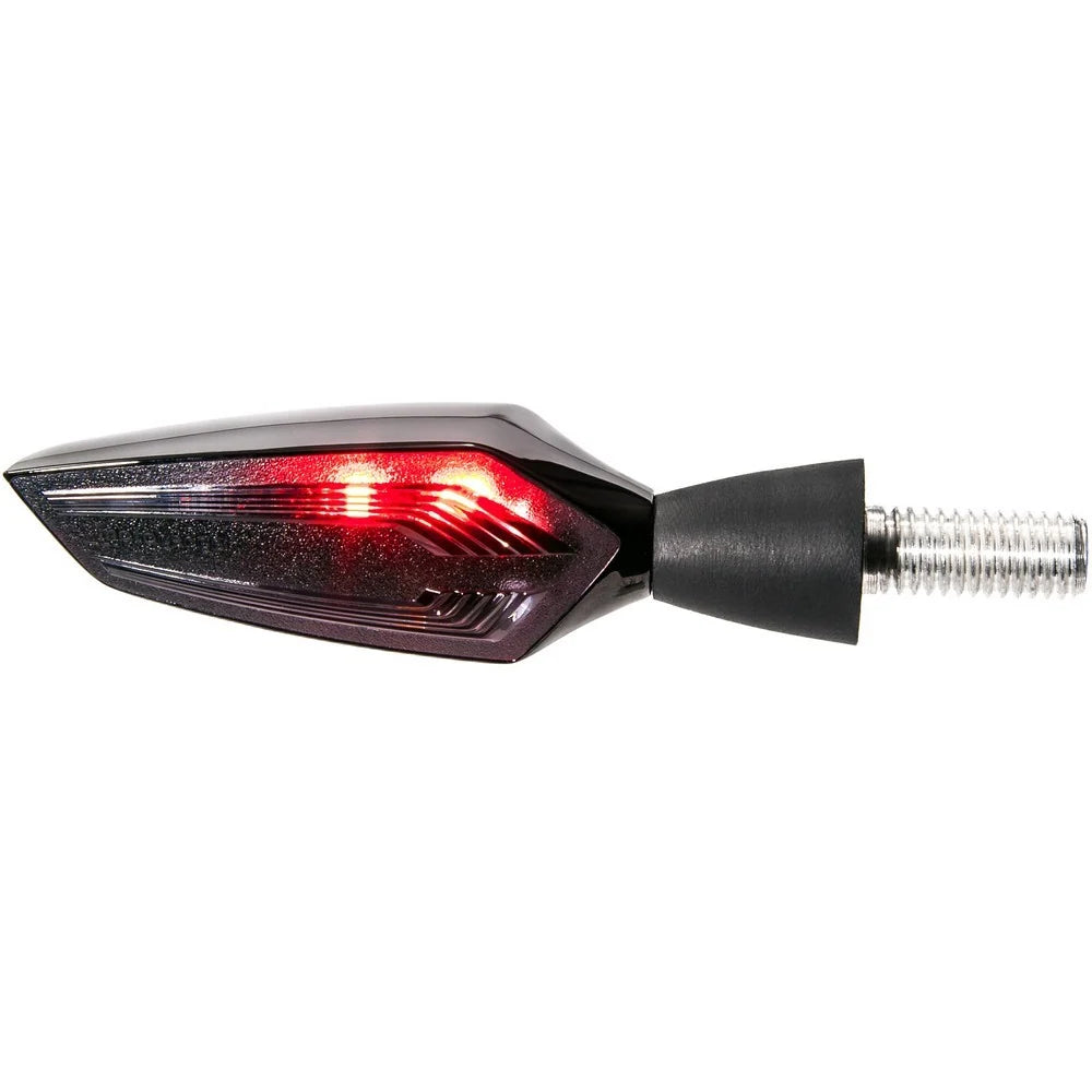 Motogadget Edge LED 3:1 Turn Signals - Chrome - Pair