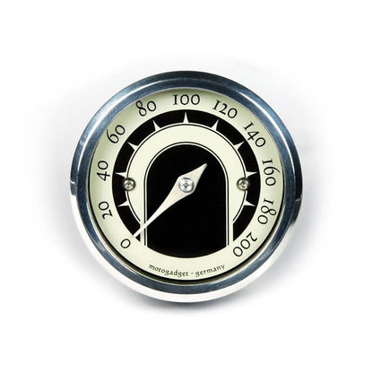 Motogadget Tiny Speedster Analog Speedometer - Polished Bezel