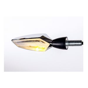 Motogadget Edge LED 3:1 Turn Signals - Chrome - Pair