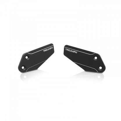 Classicbike Raisch Billet Heel Guards - Contrast Cut - Triumph Speed Twin 1200