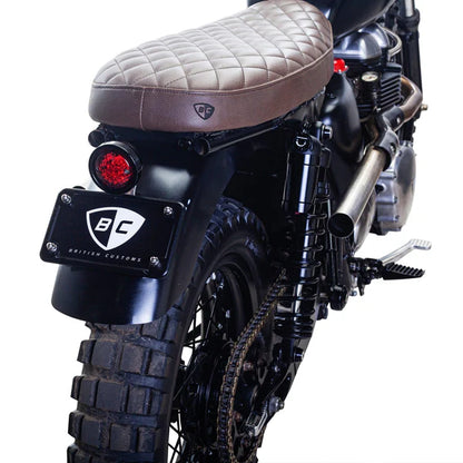 British Customs Plug & Play Pan Tail Light for Triumph Bonneville & T100 / Scrambler 900 / Thruxton 900