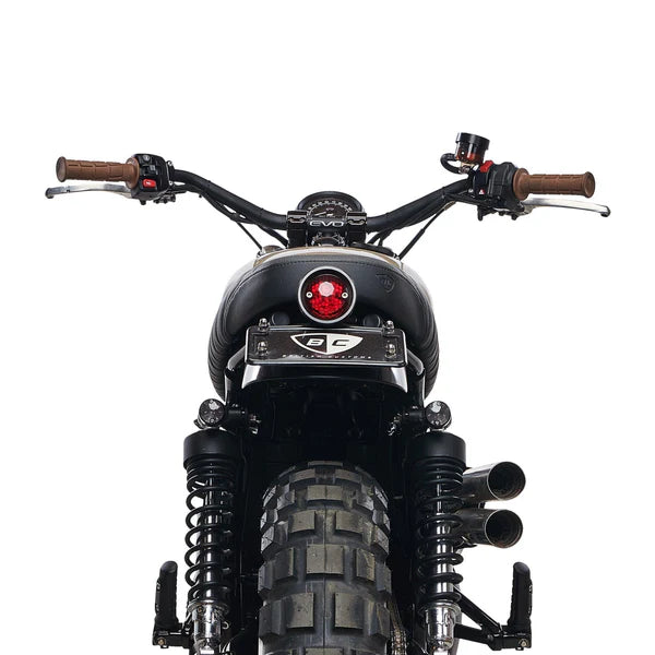 British Customs Plug & Play Pan Tail Light for Triumph Bonneville & T100 / Scrambler 900 / Thruxton 900
