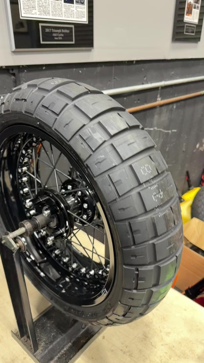 Kineo Rim Set 17X3.5 / 17X5.5 with Pirelli Scorpion STR tires - Triumph Thruxton R / RS