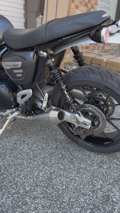 Cone Engineering Shorty Performer Mufflers / Slip-Ons 2025 + Speed Twin 1200 / 1200 RS