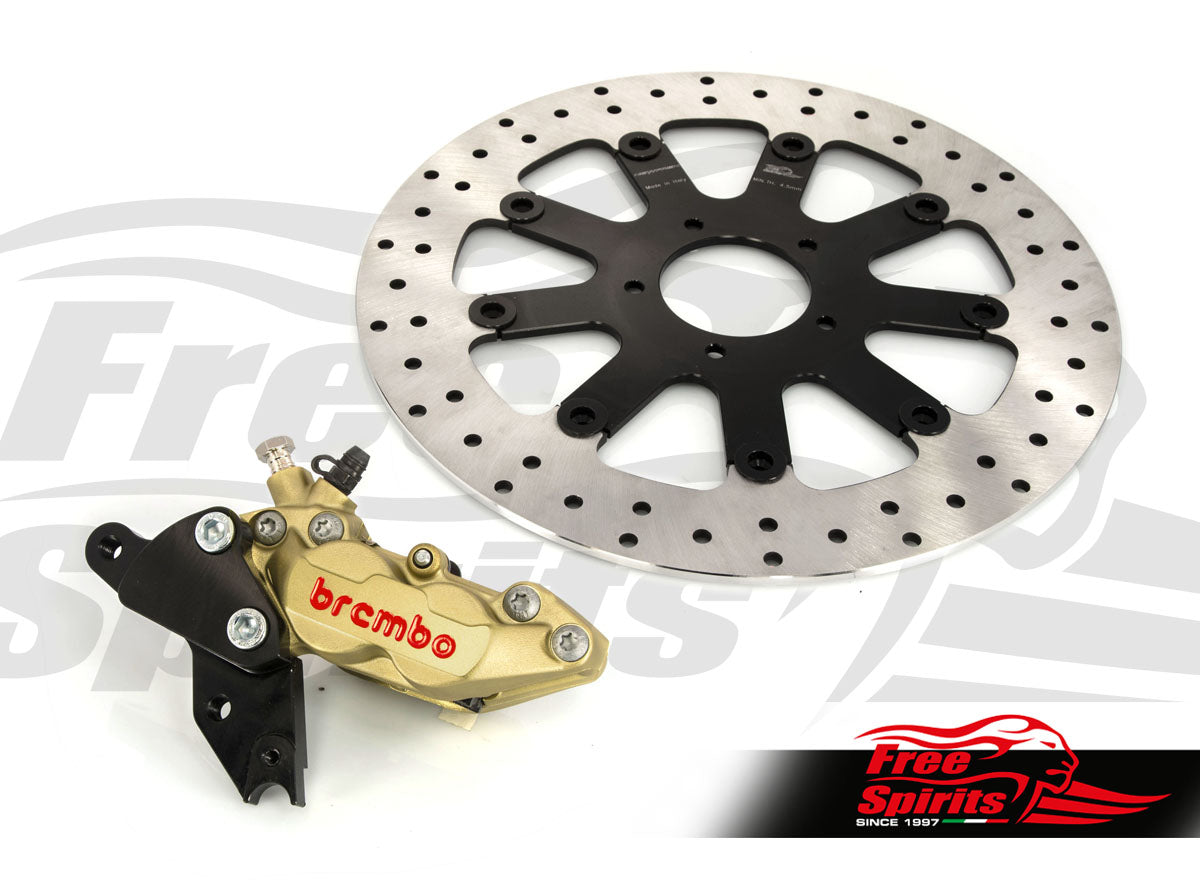 Free Spirits Brembo Front Brake Caliper Upgrade With 320MM Floating Rotor - 2025+ Indian Scout 1250