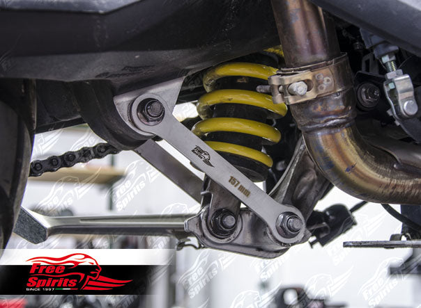 Free Spirits Rear suspension lowering kit (-10 mm) for Triumph Tiger 800