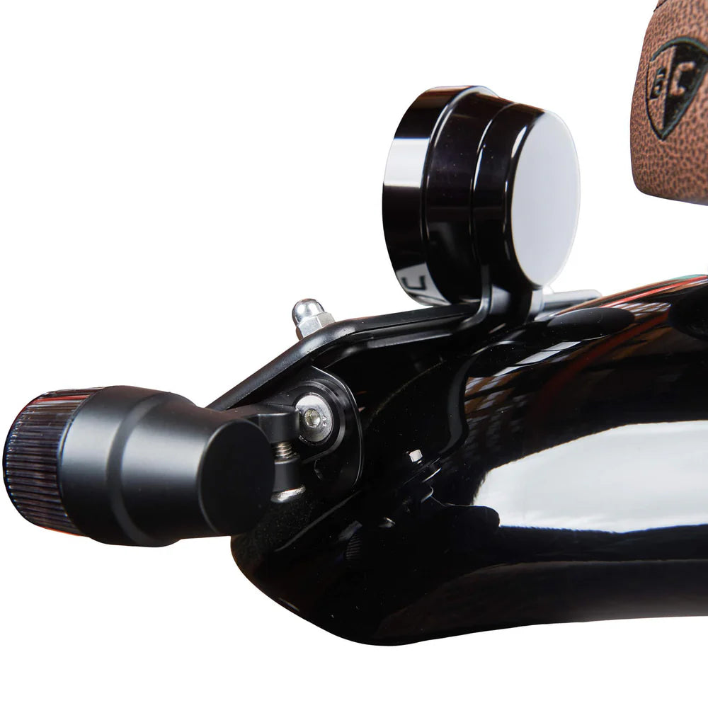 British Customs Rear License Plate Turn Signal Brackets