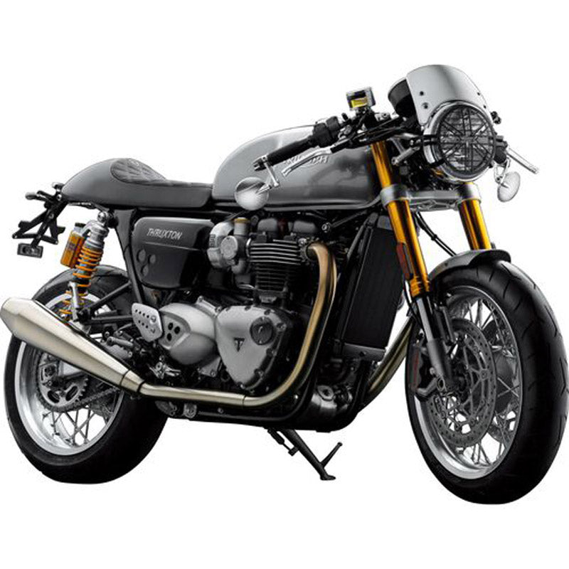 Rizoma Low Windscreen with Bracket Kit - Silver - Triumph Thruxton R / RS, Speed Twin 1200