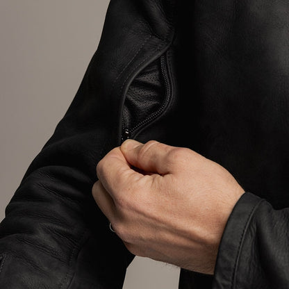 Motone Shōgun Leather Jacket - Black
