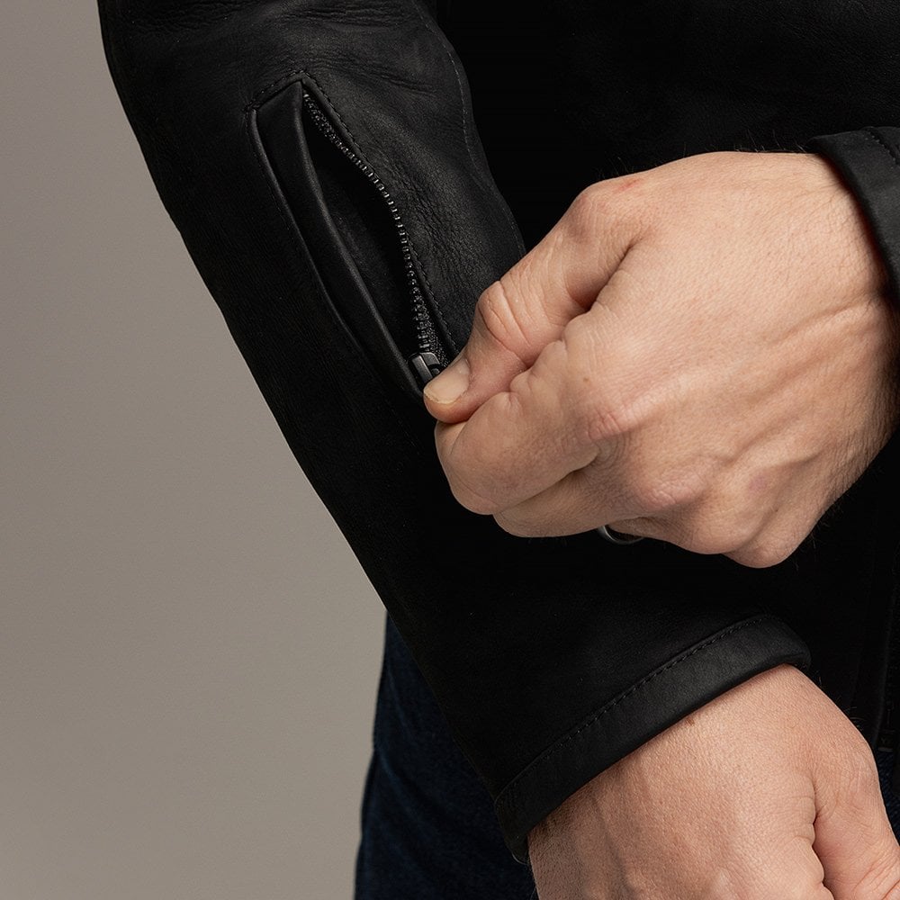 Motone Shōgun Leather Jacket - Black