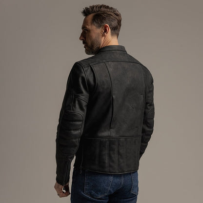 Motone Shōgun Leather Jacket - Black