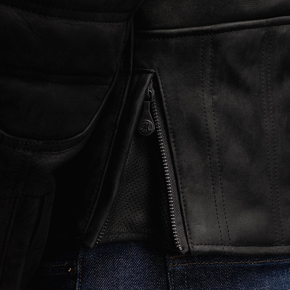 Motone Shōgun Leather Jacket - Black