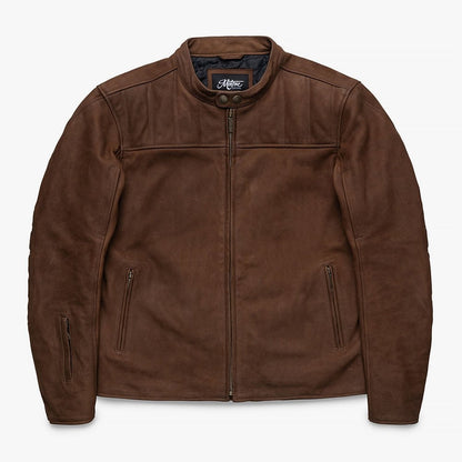 Motone Shōgun Leather Jacket - Mahogony