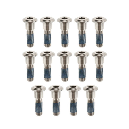 Motone Titanium Brake Disk Bolts - 14 Pieces - Natural - 2016+ Triumph Speed Twin 1200, Bobber, Thruxton R / RS / FE