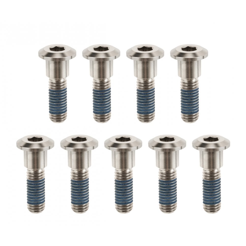 Motone Titanium Brake Disk Bolts - 9 Pieces - Natural - 2016+ Triumph Twins (Single Disk)