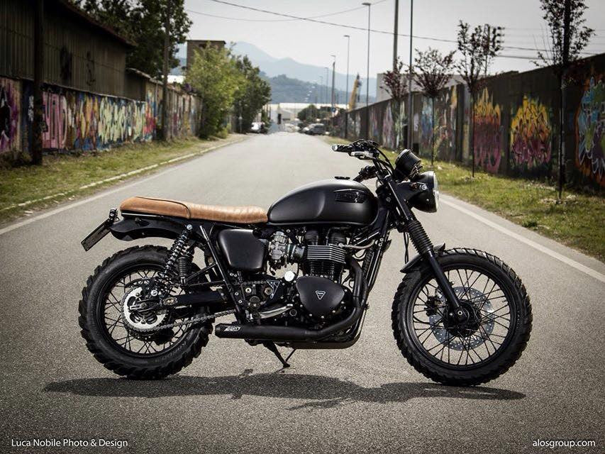 Zard “Cross” 2:1 Low Exhaust for 2001-2015 Triumph Bonneville, Thruxton, Scrambler