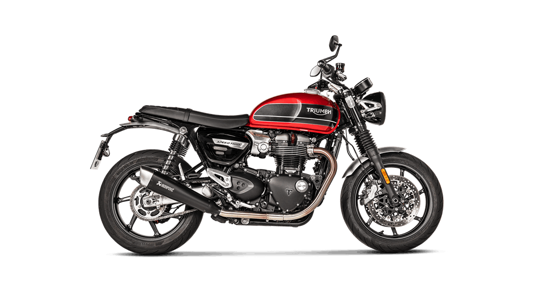 Akrapovic Titanium Slip Ons - Triumph Thruxton R / Speed Twin - A Akrapovic Titanium Slip Ons - Triumph Thruxton R / Speed Twin - A