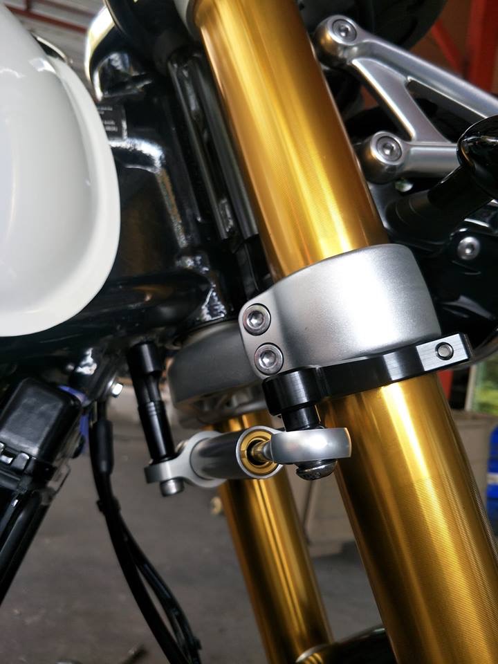 Ohlins Steering Damper Kit - Triumph Thruxton R / RS / TFC, Speed Twin 2021+