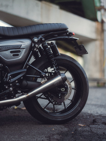 British Customs 2-1 LOW PREDATOR CARBON FULL SYSTEM - Triumph Speed Twin / Thruxton R / Rs