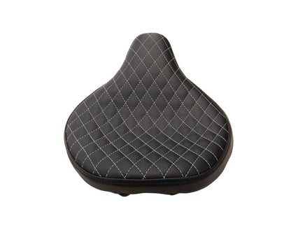 British Customs DIAMOND STITCH GEL SEAT FOR BONNEVILLE BOBBER