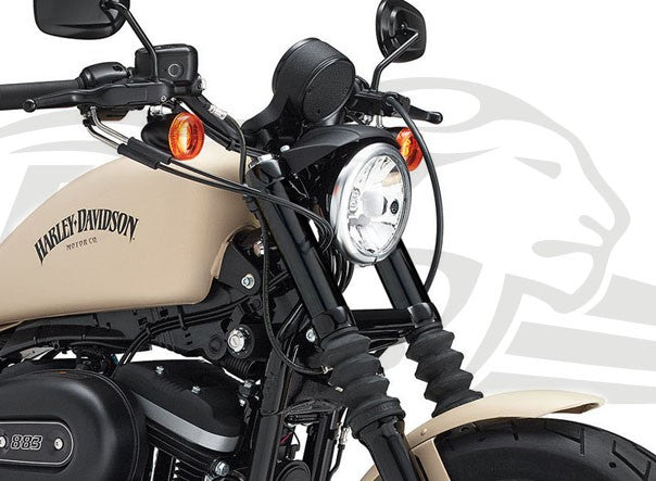 Free Spirits Upper Fork Covers 2004 Harley Davidson Sportster A J cycles A J Cycles