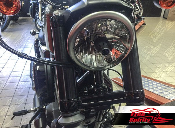 Free Spirits Upper Fork Covers - 2004+ Harley Davidson Sportster