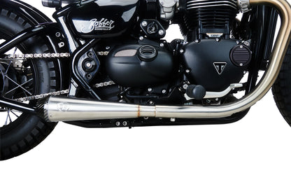 British Customs Predator Pro 3.5” with Carbon End Cap - 2017+ Triumph Bobber / Bobber Black / Speedmaster