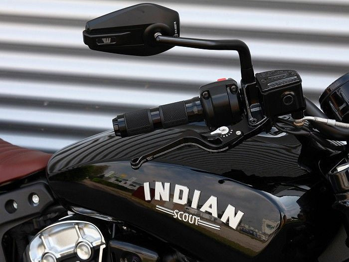 Wunderkind Custom Adjustable Brake and Clutch Levers - Indian Scout Bobber