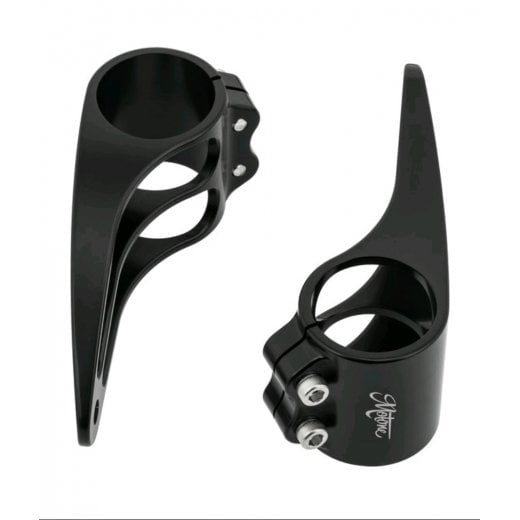 Motone Giger Billet Short Reach Headlight Brackets - 41MM