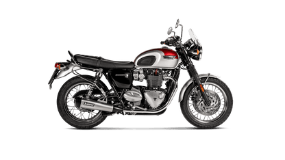 Akrapovic Titanium Slip Ons - Triumph Bonneville T100 and T120