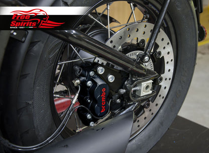 Free Spirits Brembo Rear Brake Upgrade with Rotor - Triumph Bobber, Bobber Black and Speedmaster