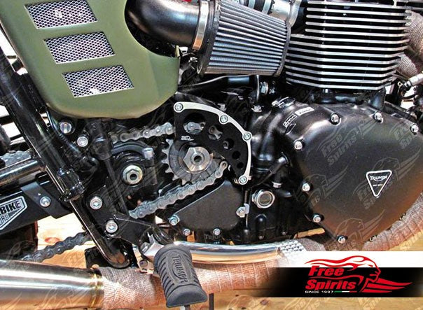 Free Spirits Front Sprocket Cover - Triumph Bonneville, Scrambler and Thruxton