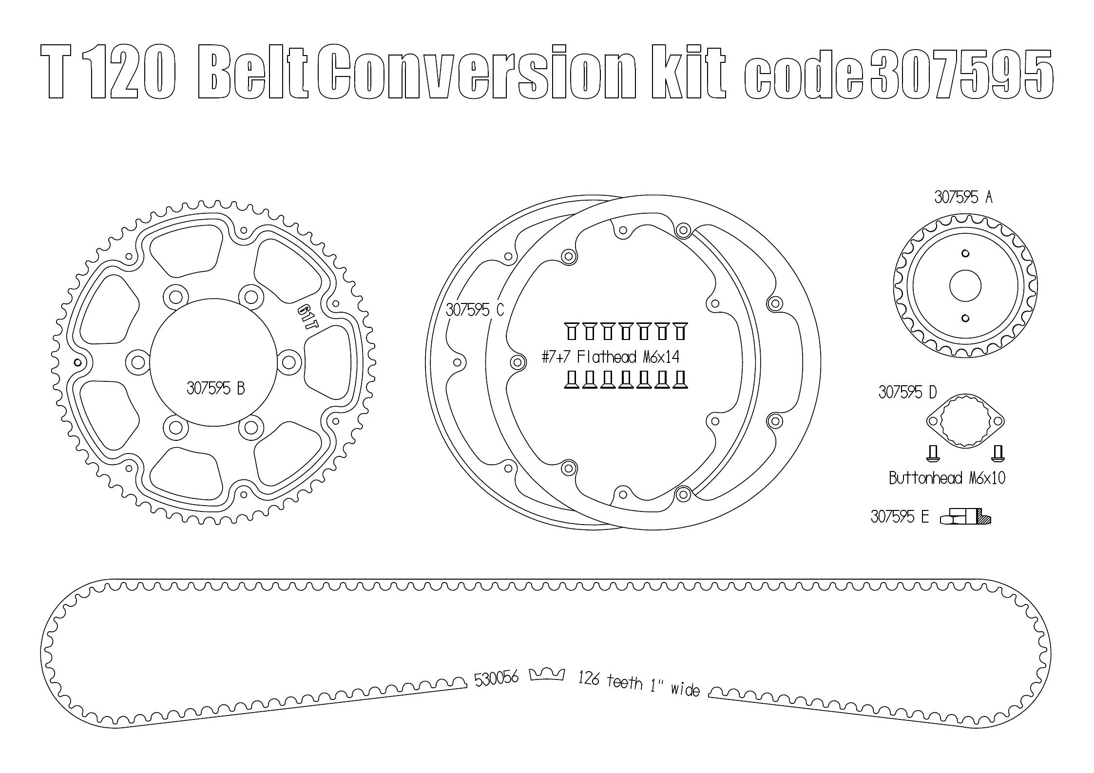 Free Spirits Belt Drive Conversion Triumph Bonneville T120 A J cycles A J Cycles