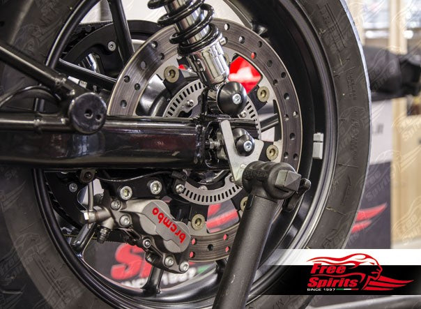 Free Spirits Rear Paddock Stand Bobbins T100 T120 Street Twin Street Cup Street Scrambler