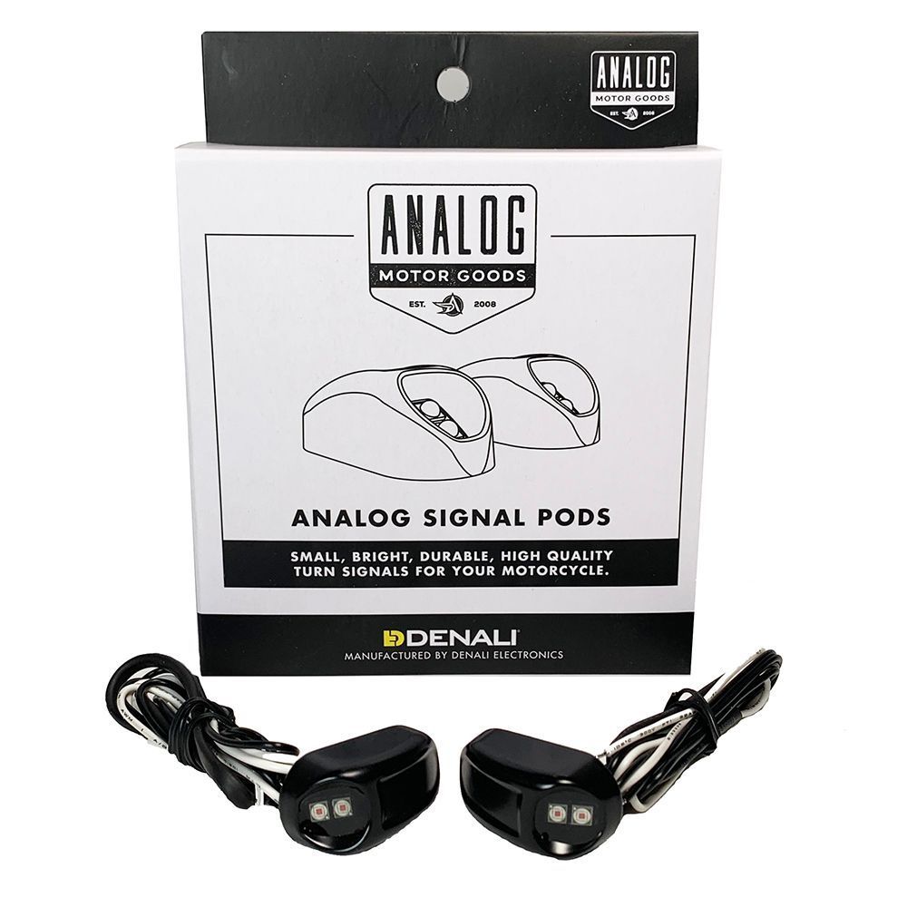 Analog Motor Goods LED Signal Pod Turn Signals - 2016+ Triumph Classics