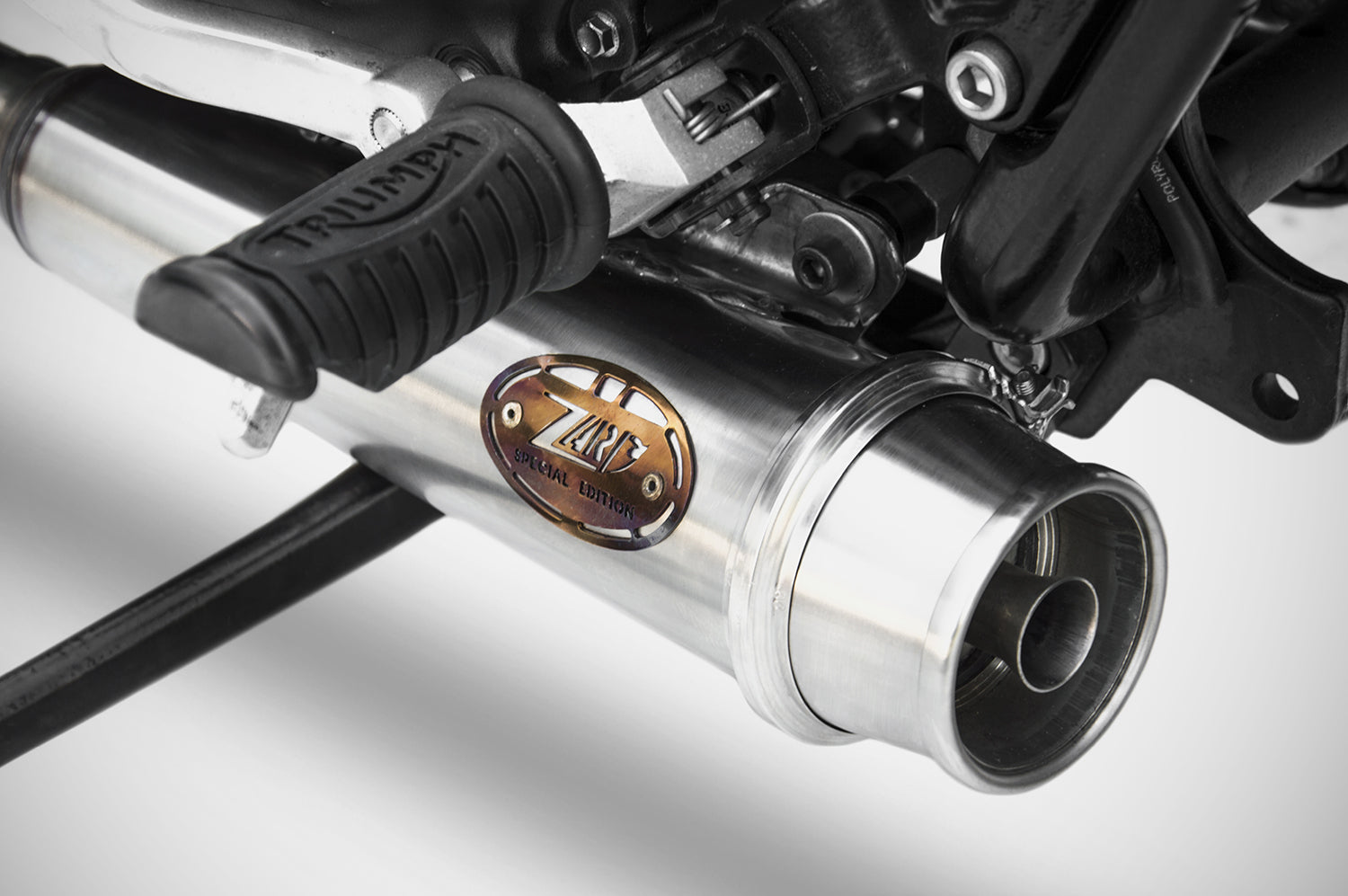 Zard 2>2 Full SHORT CONICAL Exhaust for 2001-2015 Triumph