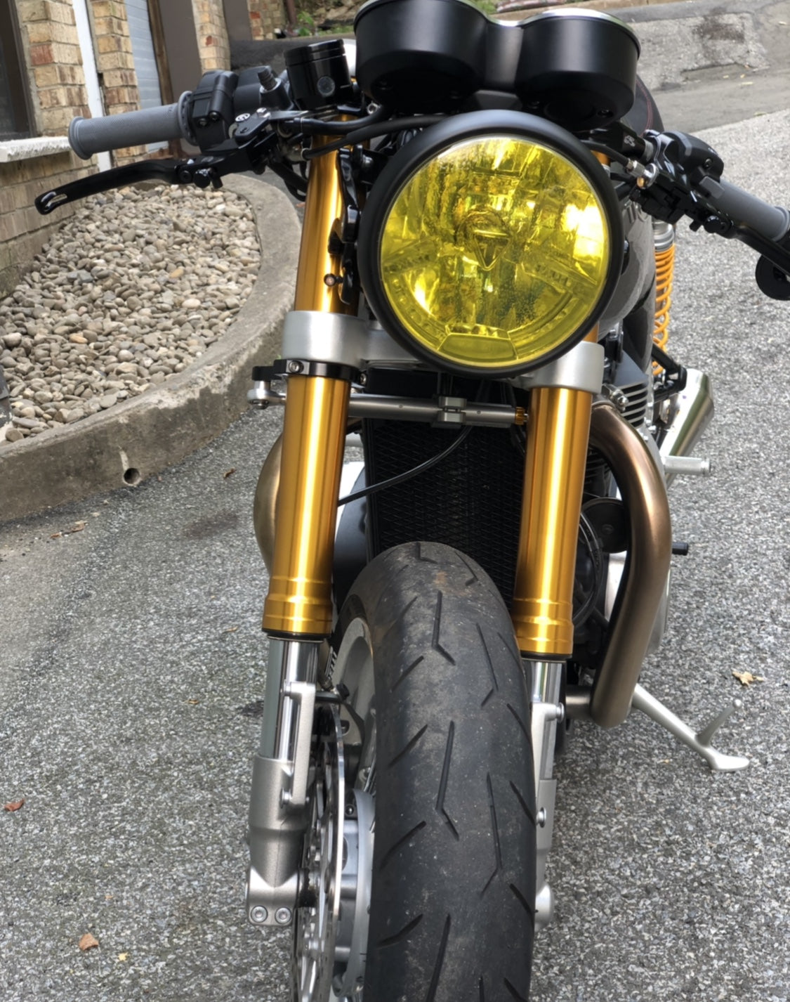 Ohlins Steering Damper Kit - Triumph Thruxton R / RS / TFC, Speed Twin 2021+