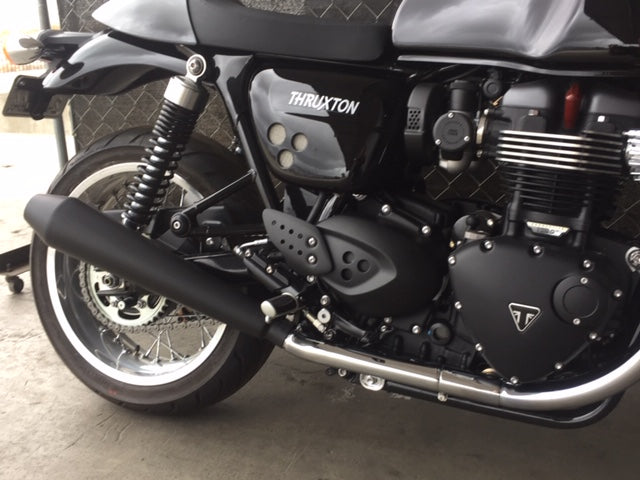 Cone Engineering Dominator Sport Mufflers - Triumph Thruxton R / 1200 and Speed Twin