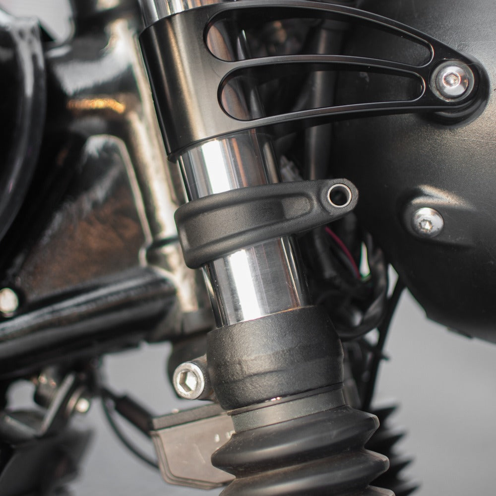 Motone Clampits Universal Turn Signal Mounts - 41MM Forks - Black