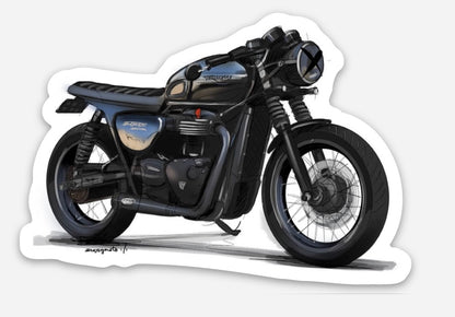 A&J Cycles Bike Sketch Sticker Pack