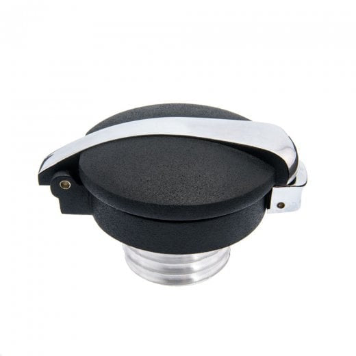 Motone Classic Monza Gas Cap for Triumph Classics - Black w/ Polished
