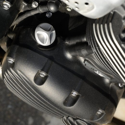 Motone Buzzsaw Oil Fill Cap - Shot Blast Finish