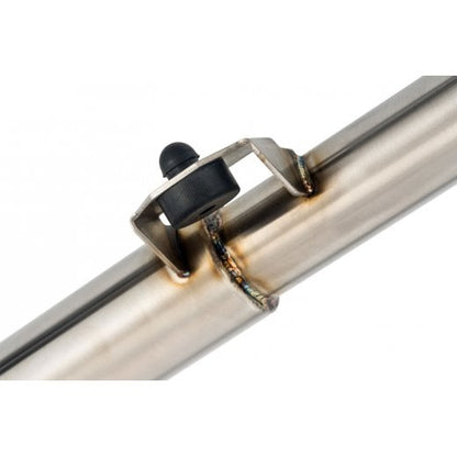 Motone Bedlam Turnout Exhaust - Brushed - Triumph Bobber 2017+