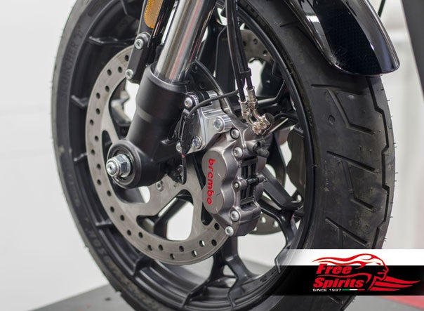 Free Spirits Front brake caliper 4 pot kit for Harley Davidson XG Street Rod