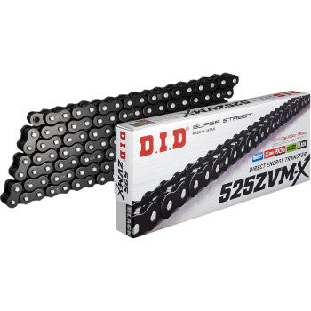 DID Raven ZVM-X 525 Chain - Black / Chrome - 120 Links