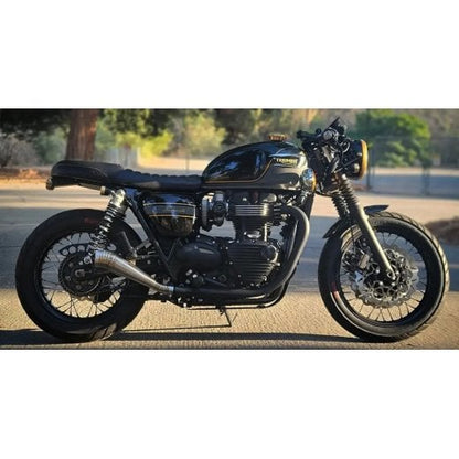 Motone ODIN - Exhaust System - 2016+ Bonneville T100 / T120 - GP Style Race Slip Ons
