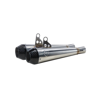 British Customs Predator Pro 3.5” with Carbon End Cap - 2016+ Triumph Bonneville T100 / T120