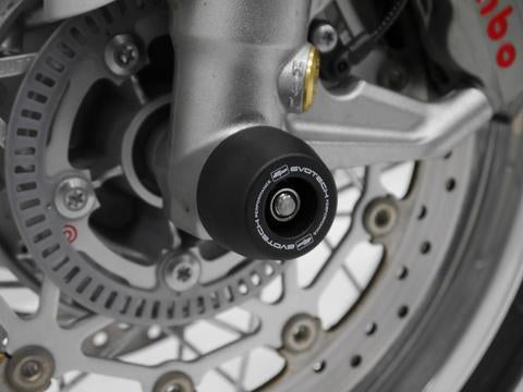 Evotech Performance Front Axle Bobbins / Crash Protection - Triumph Twins